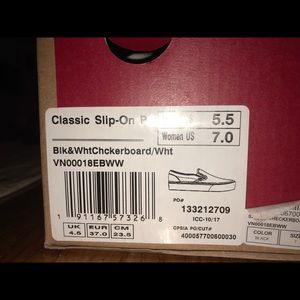 White checkered platform vans